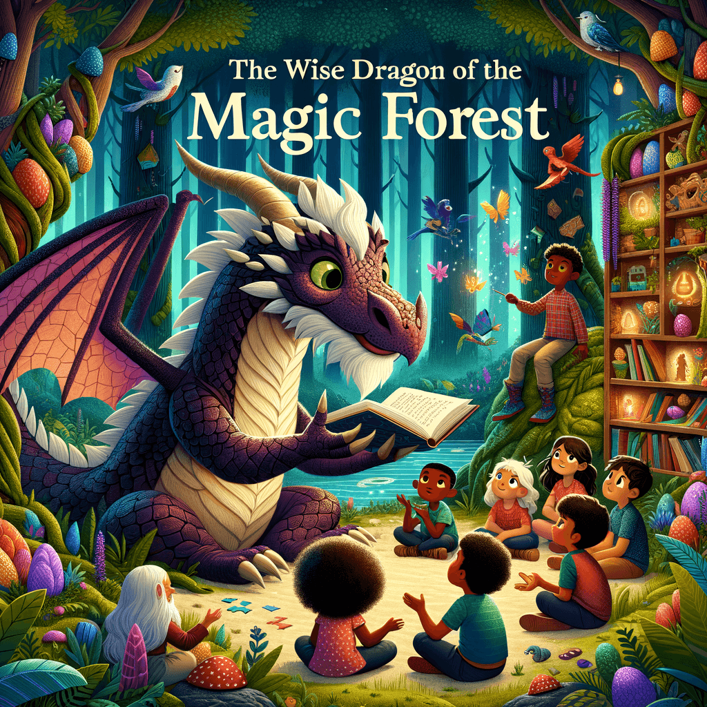 El Dragón Sabio del Bosque Mágico