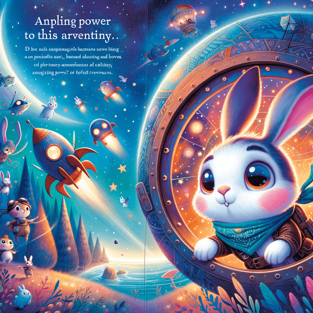 El Conejo Valiente y su Viaje Espacial